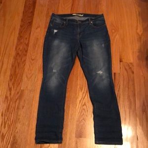 Jeans Old Navy distressed sweetheart size 12